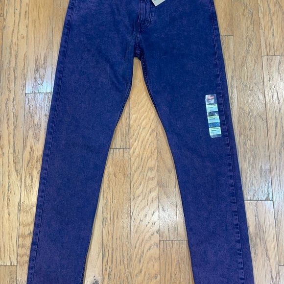 32x32 Levi's 512 Slim Taper Fit Jeans Mens (Gothic Grape) NEW - Picture 2 of 4